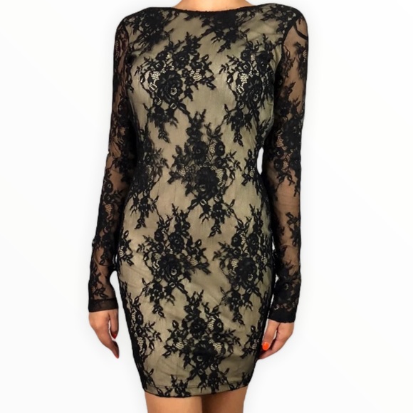 Black Lace Dress perfect for a Halloween Costume - Picture 2 of 4